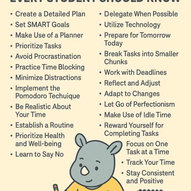 Time Management Secrets Every Student Should Know: Effective Time Management for Students