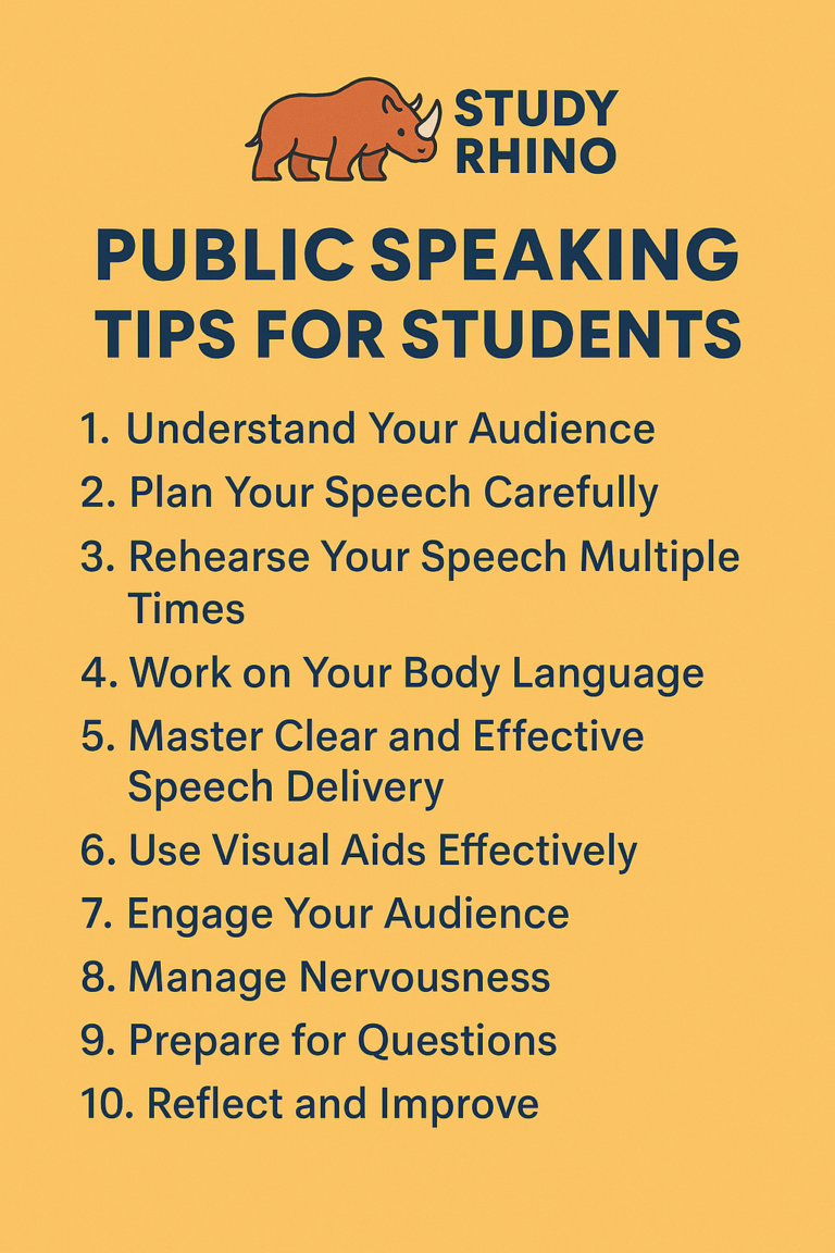 Public Speaking Tips for Students: Mastering the Art of Confident Speaking