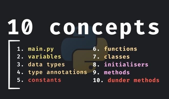 Learn Basic Python in 10 Minutes | Study Rhino