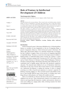 The Role of Fantasy Literature in Education